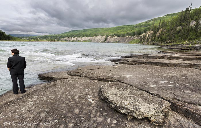 Canada, British Columbia, Peace River, Site-C Dam proposed area,