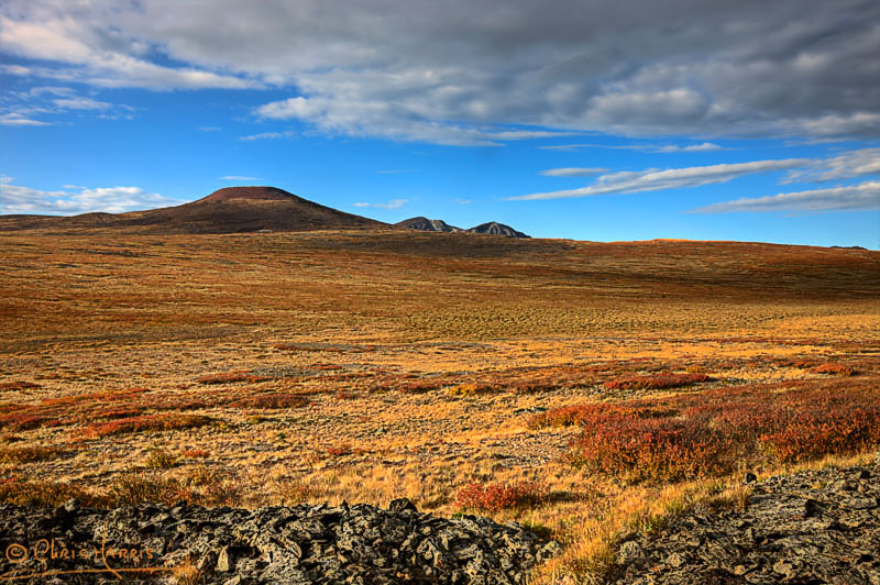 The Volcanic Mountains in Autumn