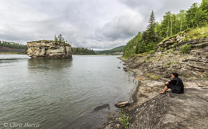 Canada, British Columbia, Peace River, Site-C Dam proposed area,